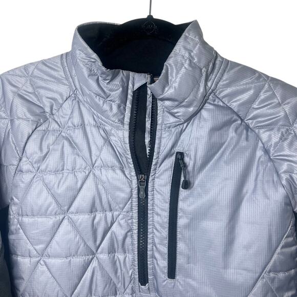 Smartwool Men's Propulsion 60 Hybrid 1/2 Zip Insulated Jacket Gray Size Medium - Picture 3 of 12